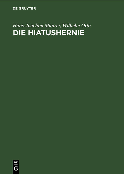 Cover Die Hiatushernie