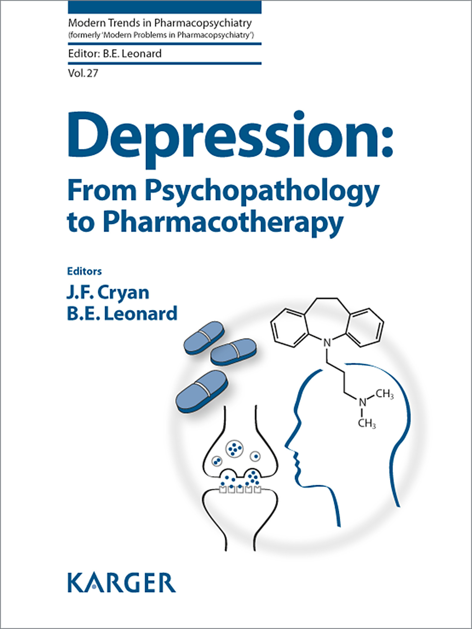 Cover Depression: From Psychopathology to Pharmacotherapy