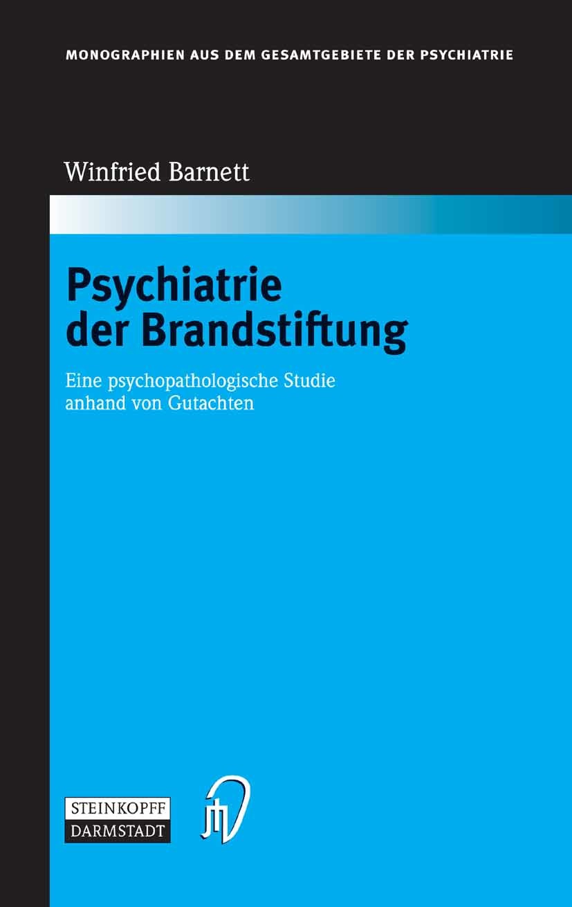 Cover Psychiatrie der Brandstiftung