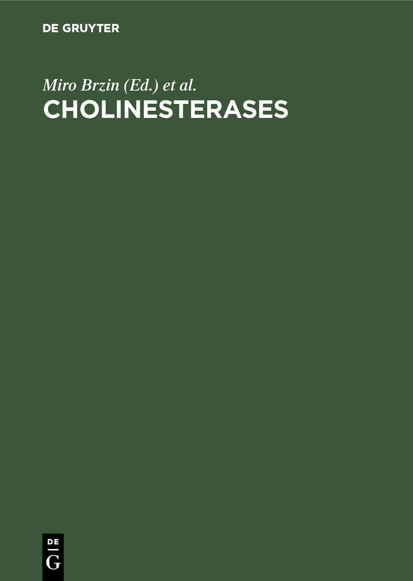 Cover Cholinesterases