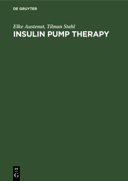 Cover Insulin pump therapy
