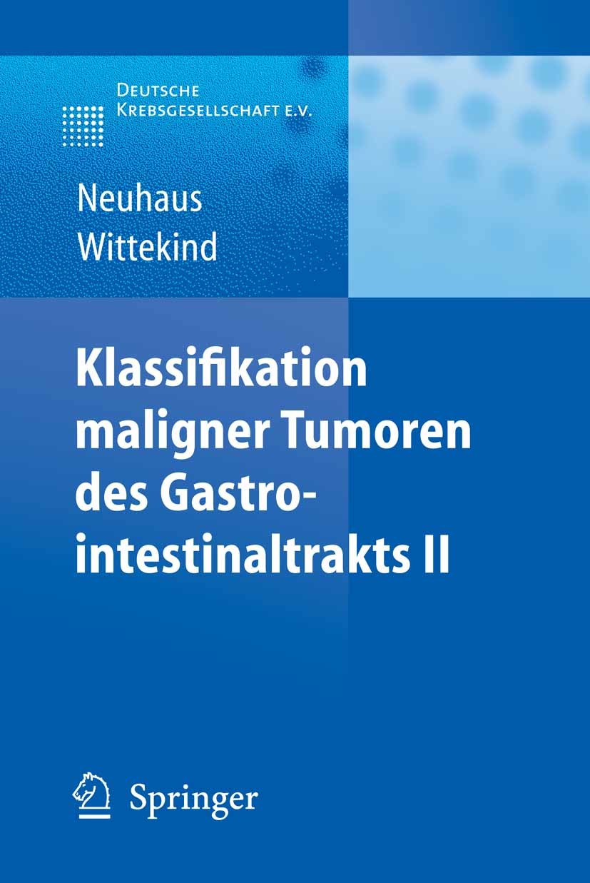 Cover Klassifikation maligner Tumoren des Gastrointestinaltrakts II
