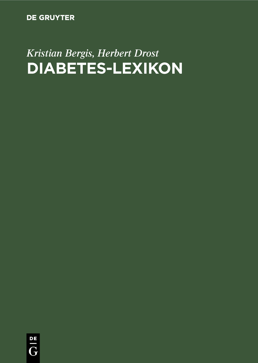 Cover Diabetes-Lexikon