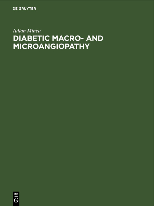 Cover Diabetic Macro- and Microangiopathy