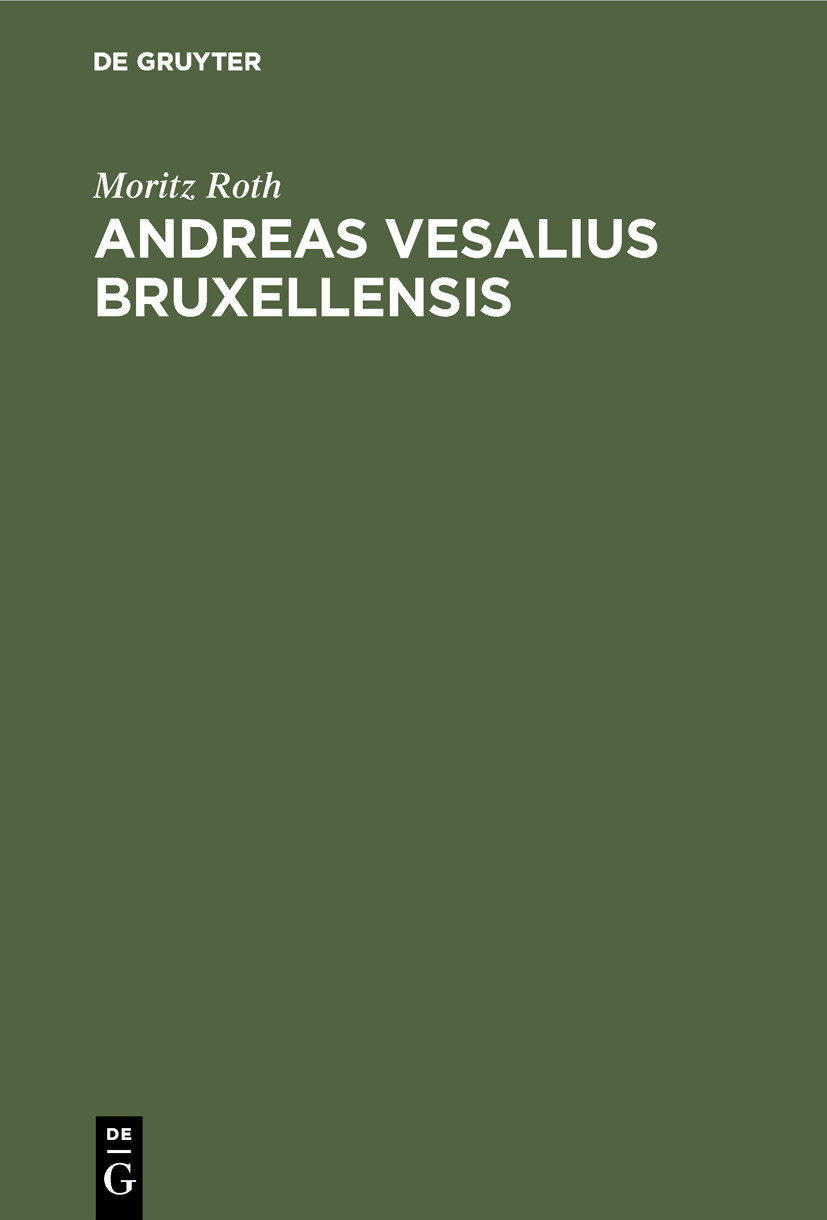 Andreas Vesalius Bruxellensis