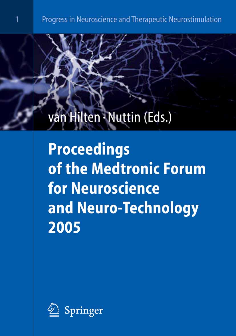 Cover Proceedings of the Medtronic Forum for Neuroscience and Neuro-Technology 2005