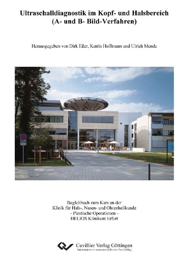 Cover Ultraschalldiagnostik im Kopf- und Halsbereich (A- und B- Bild-Verfahren)
