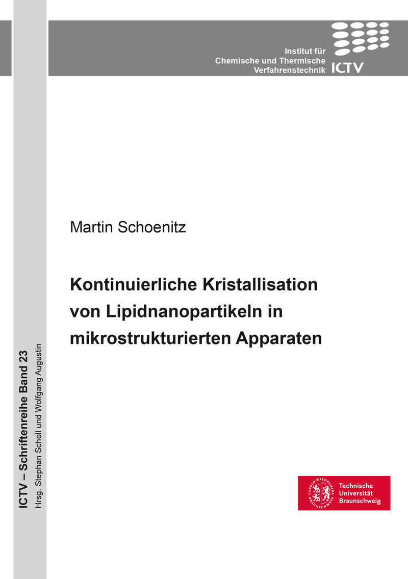 Cover Kontinuierliche Kristallisation von Lipidnanopartikeln in mikrostrukturierten Apparaten