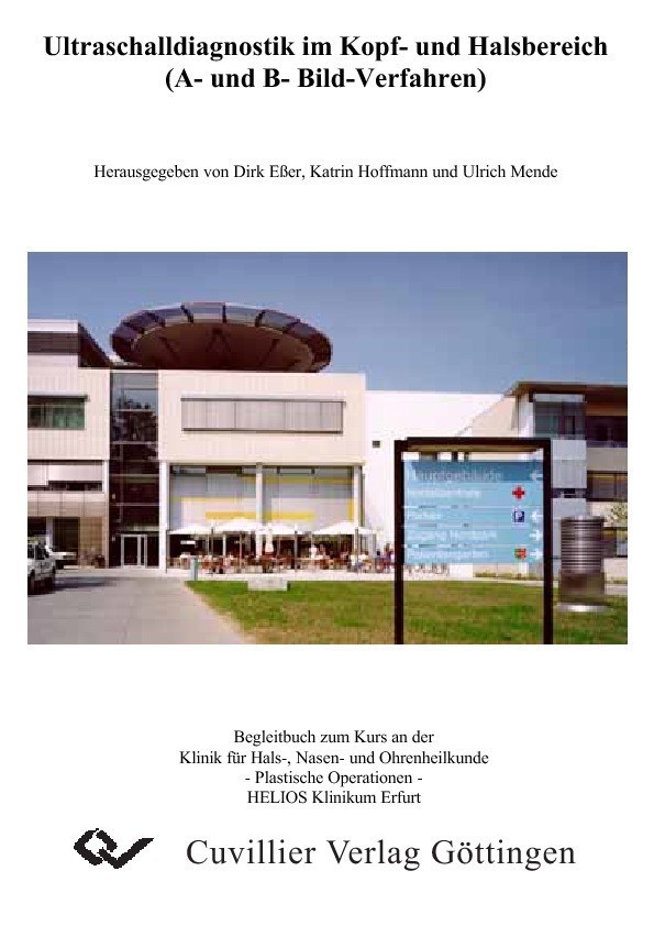 Cover Ultraschalldiagnostik im Kopf- und Halsbereich (A- und B- Bild-Verfahren)