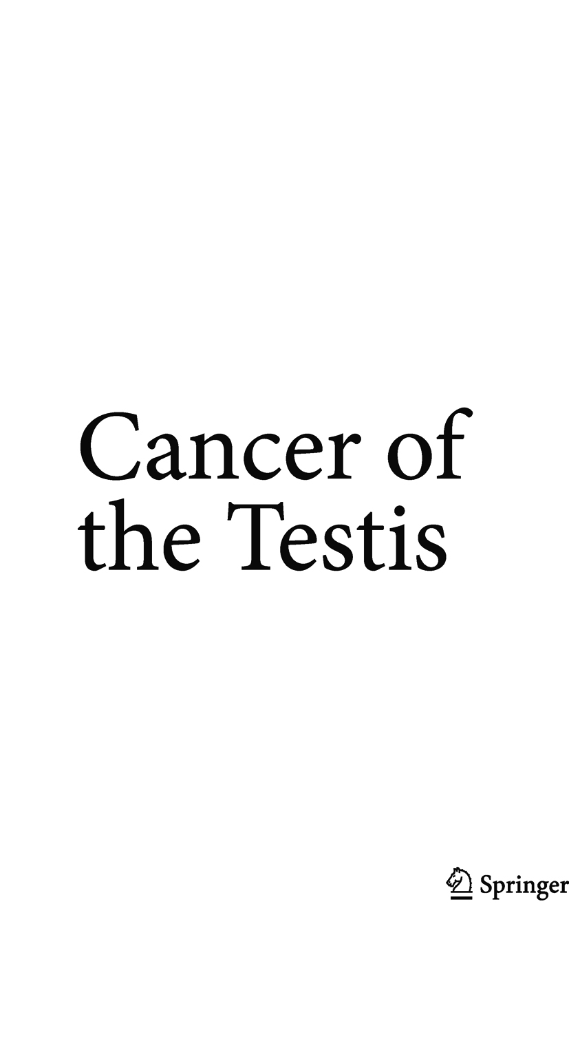 Cover Cancer of the Testis