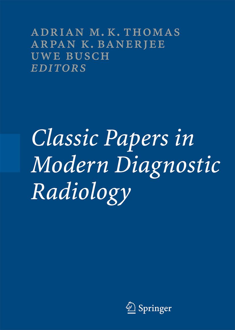 Cover Classic Papers in Modern Diagnostic Radiology