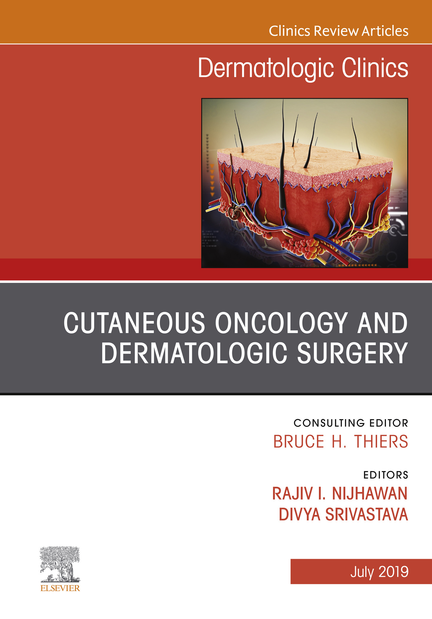 Cover Cutaneous Oncology and Dermatologic Surgery, An Issue of Dermatologic Clinics, Ebook