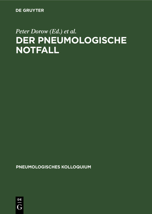 Cover Der pneumologische Notfall