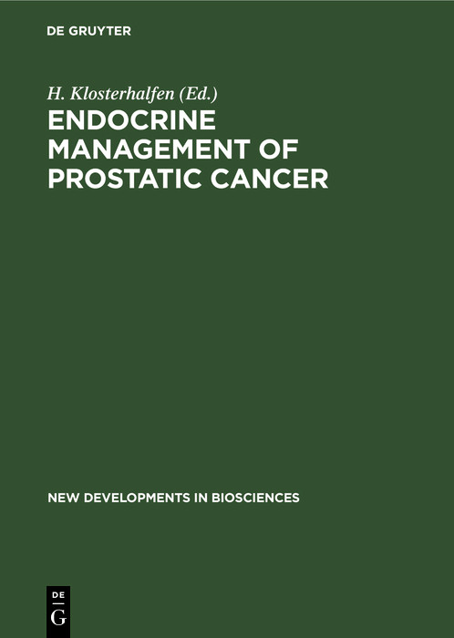 Cover Endocrine Management of Prostatic Cancer