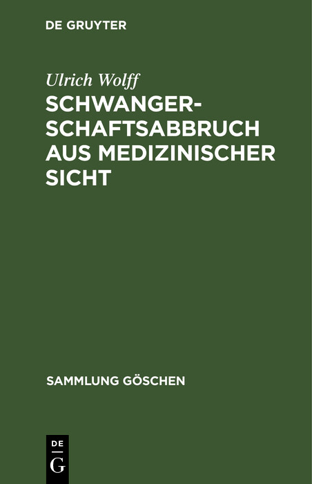 Cover Schwangerschaftsabbruch aus medizinischer Sicht