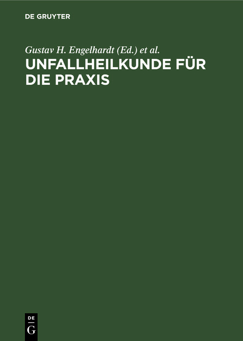 Cover Unfallheilkunde für die Praxis