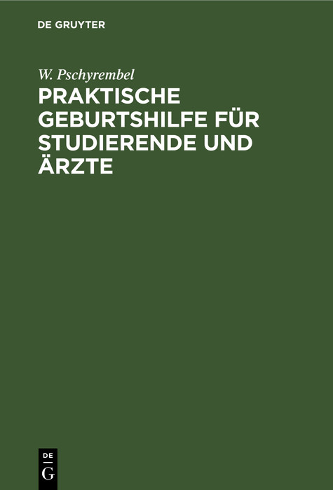 Cover Praktische Geburtshilfe für Studierende und Ärzte