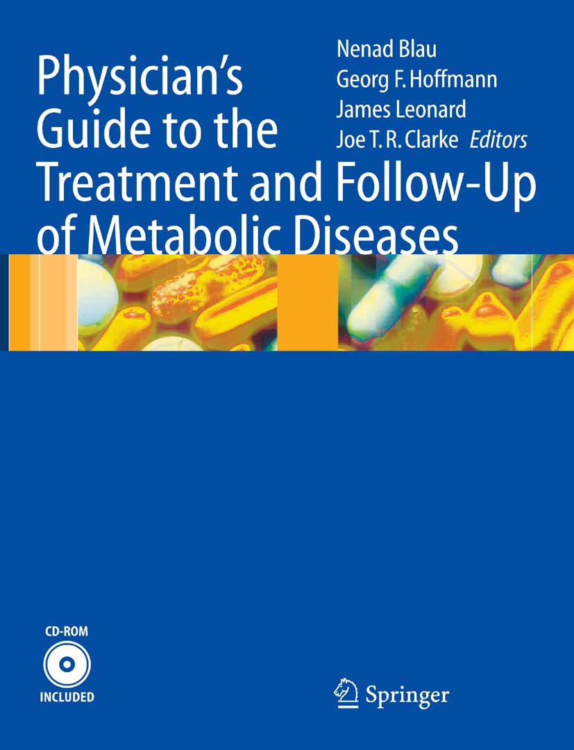 Cover Physician's Guide to the Treatment and Follow-Up of Metabolic Diseases
