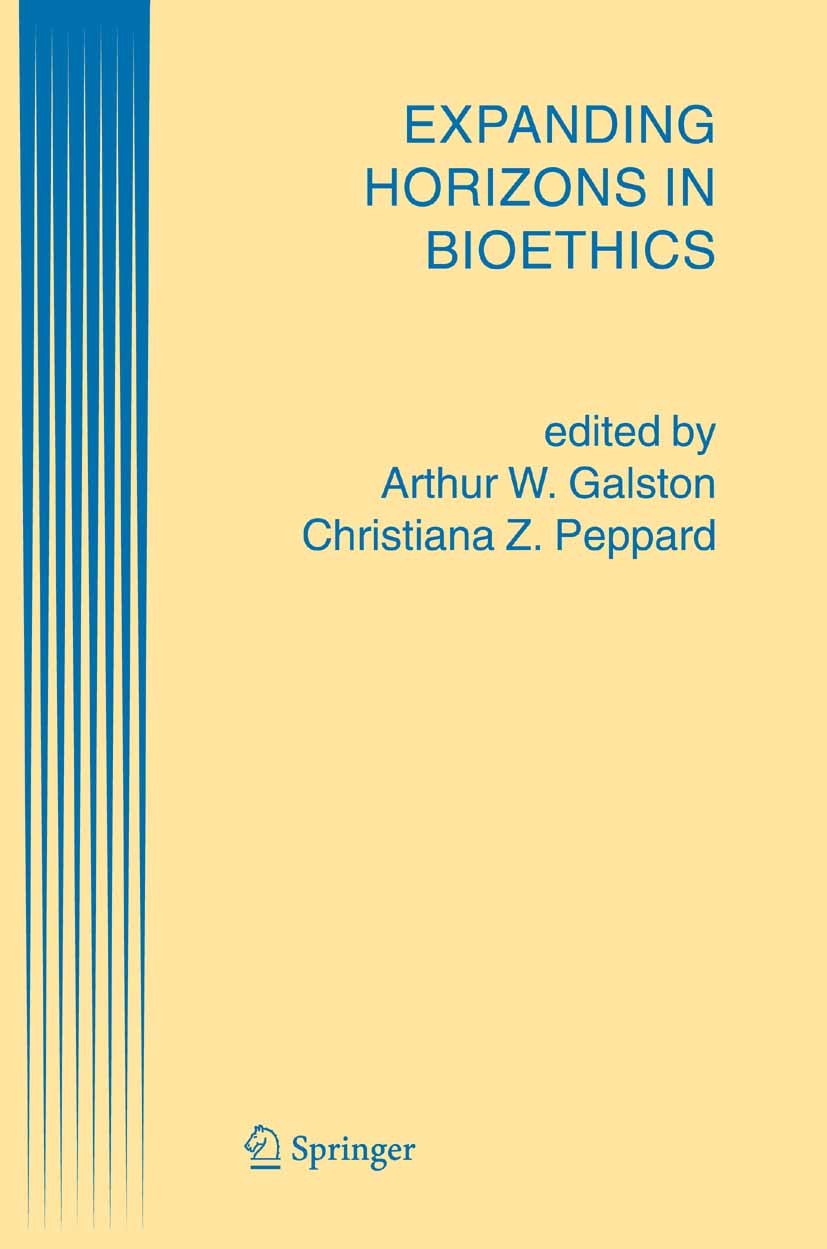 Cover Expanding Horizons in Bioethics