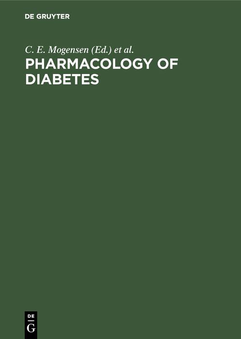 Cover Pharmacology of Diabetes