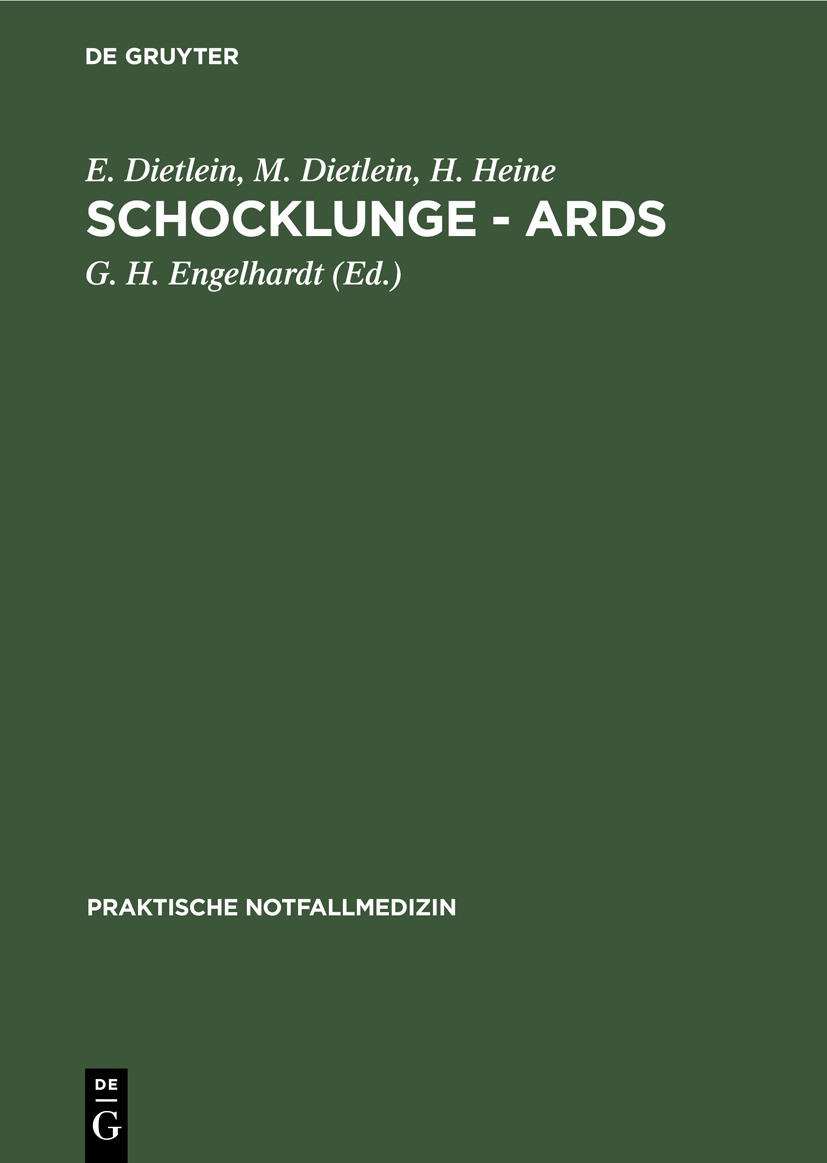 Cover Schocklunge - ARDS