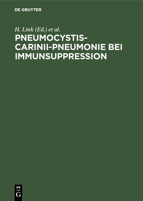 Cover Pneumocystis-carinii-Pneumonie bei Immunsuppression