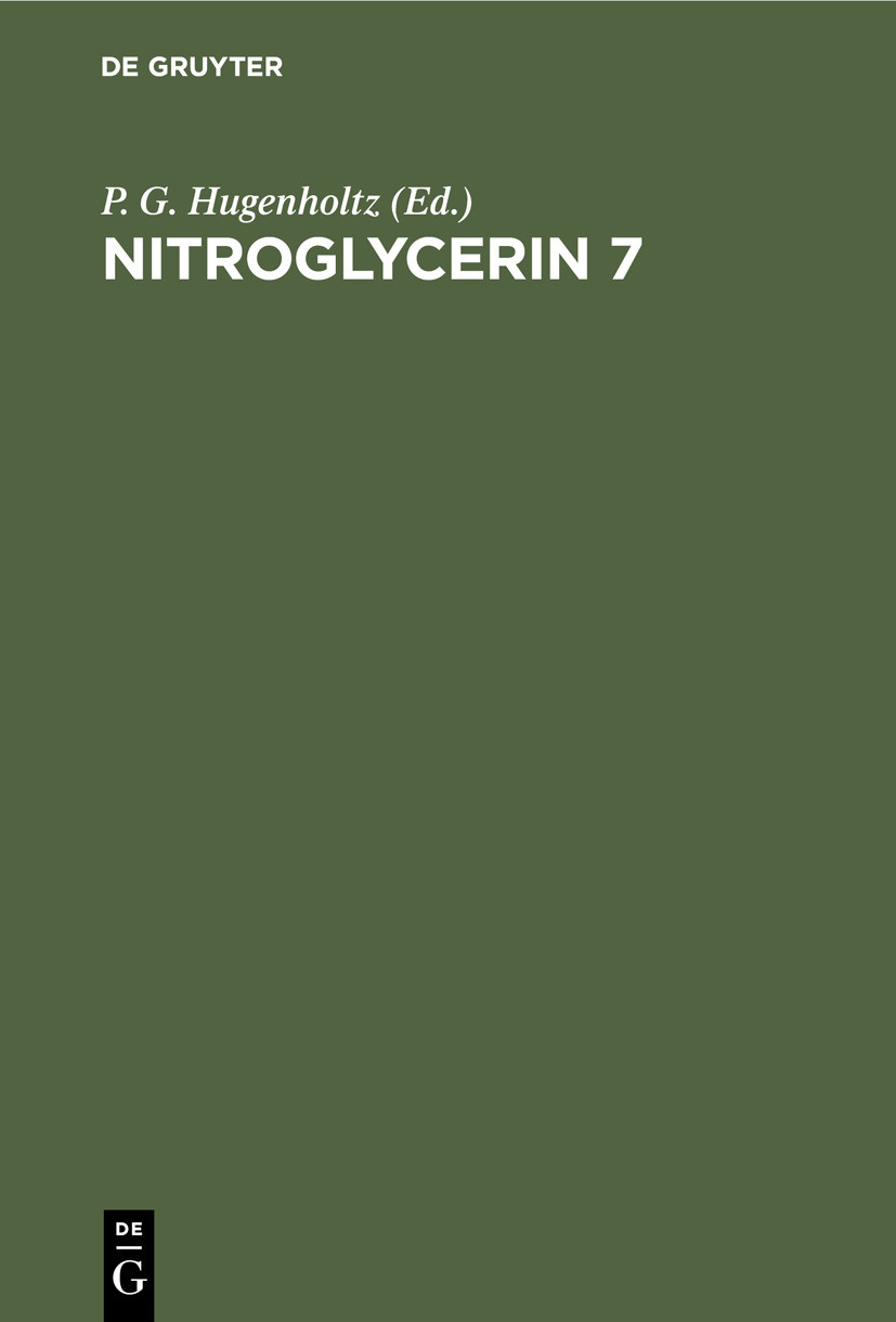 Cover Nitroglycerin 7