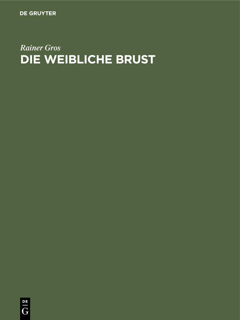 Cover Die weibliche Brust