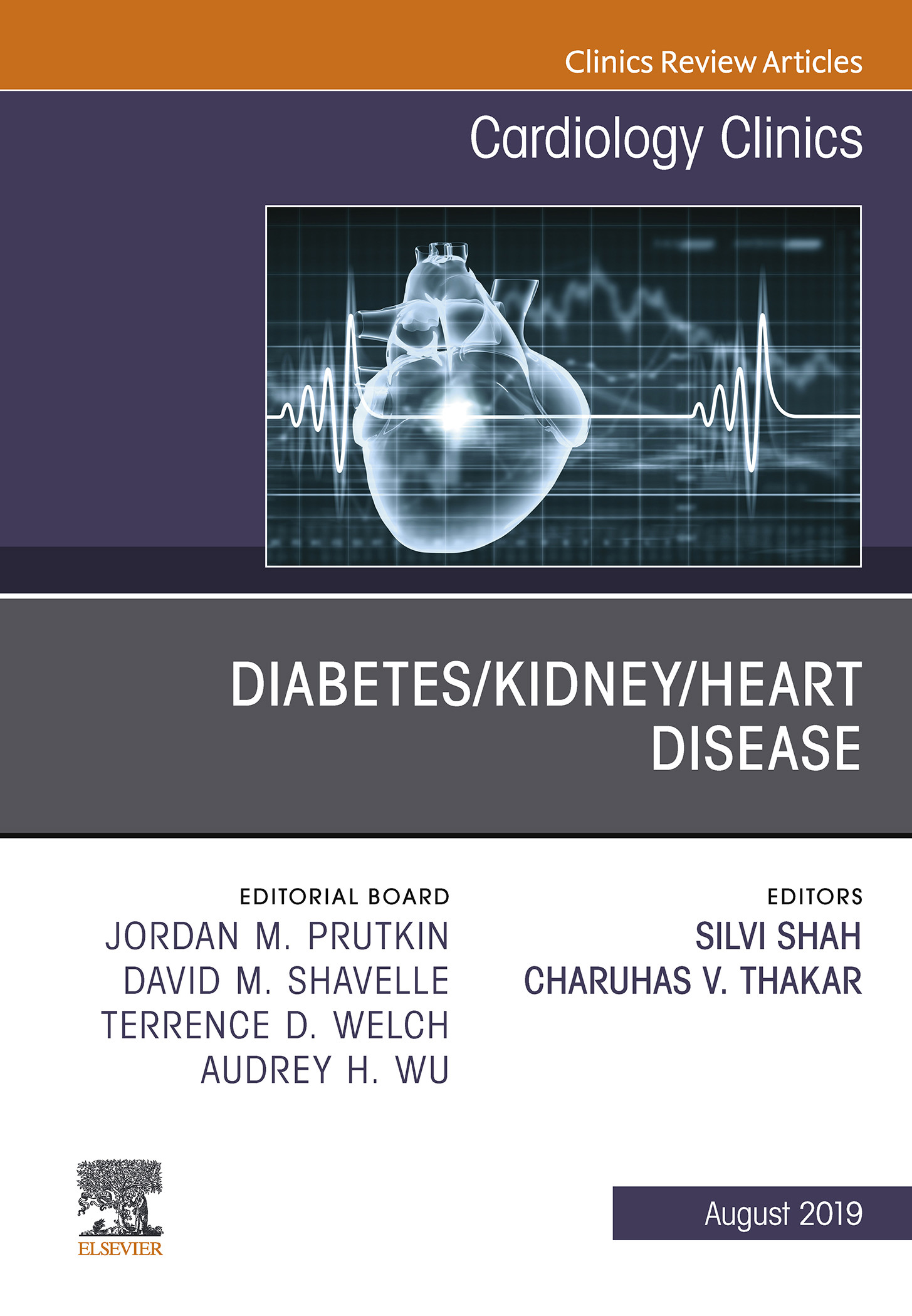 Cover Diabetes/Kidney/Heart Disease, An Issue of Cardiology Clinics, Ebook