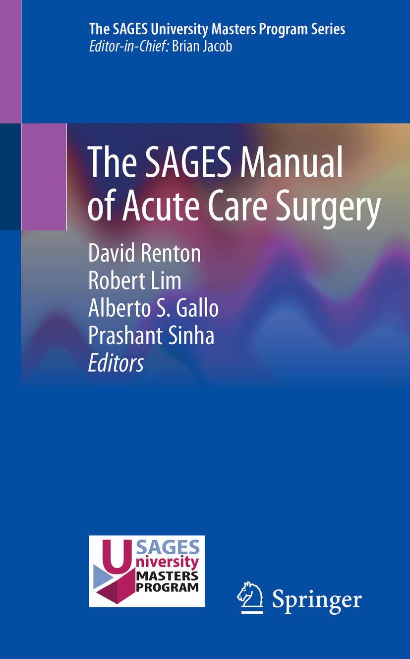 Cover The SAGES Manual of Acute Care Surgery