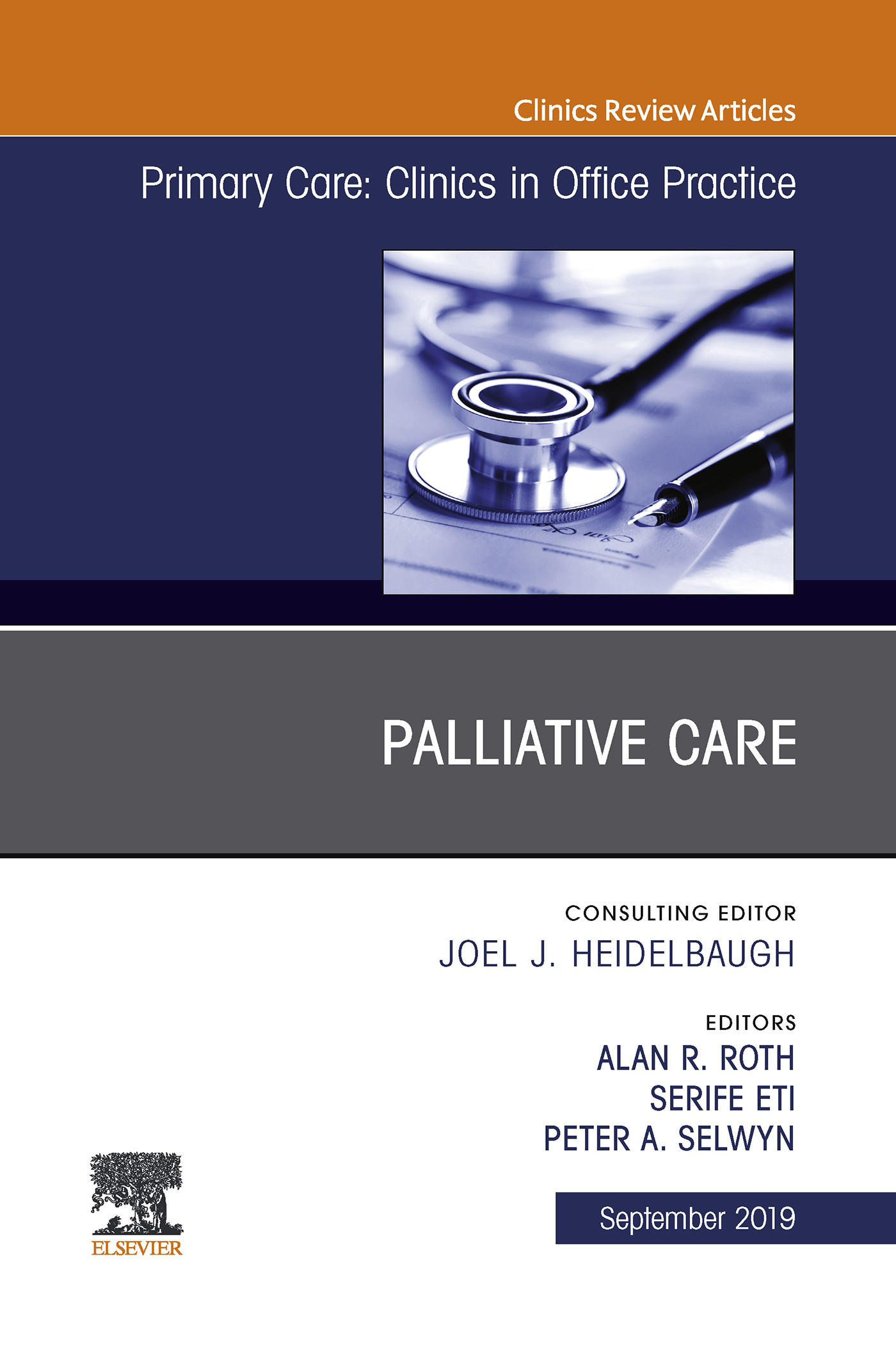 Cover Palliative Care, An Issue of Primary Care: Clinics in Office Practice