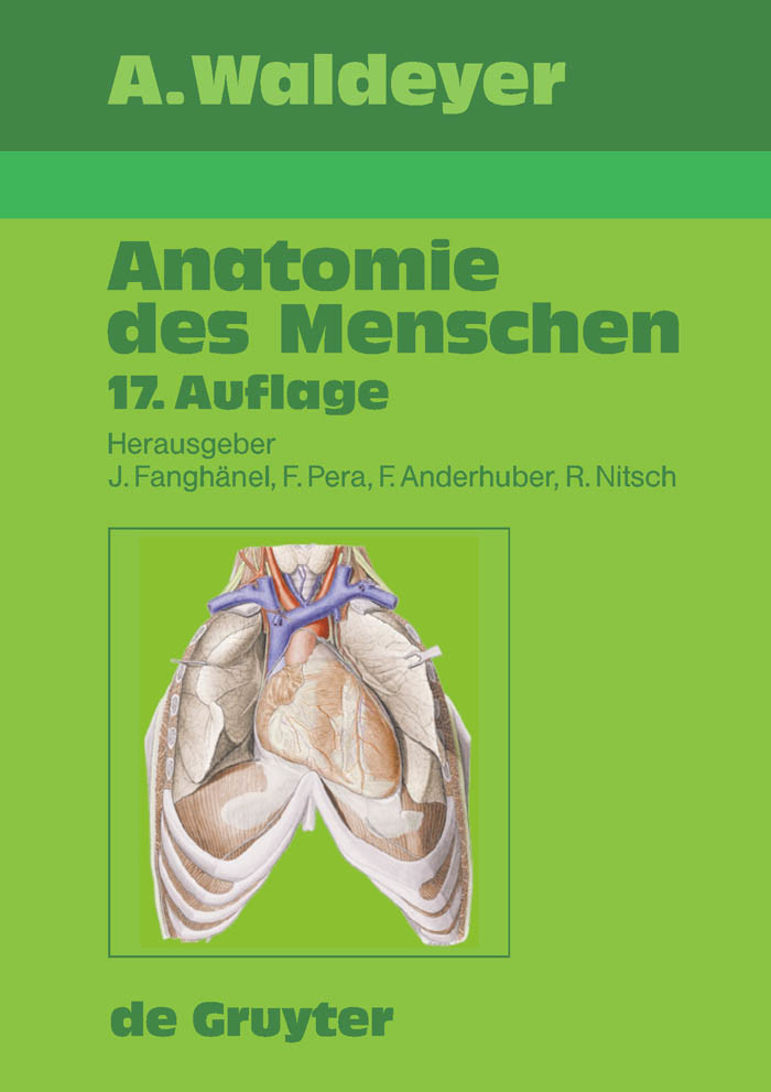 Cover Waldeyer - Anatomie des Menschen