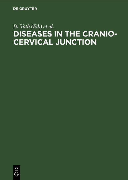 Cover Diseases in the cranio-cervical junction