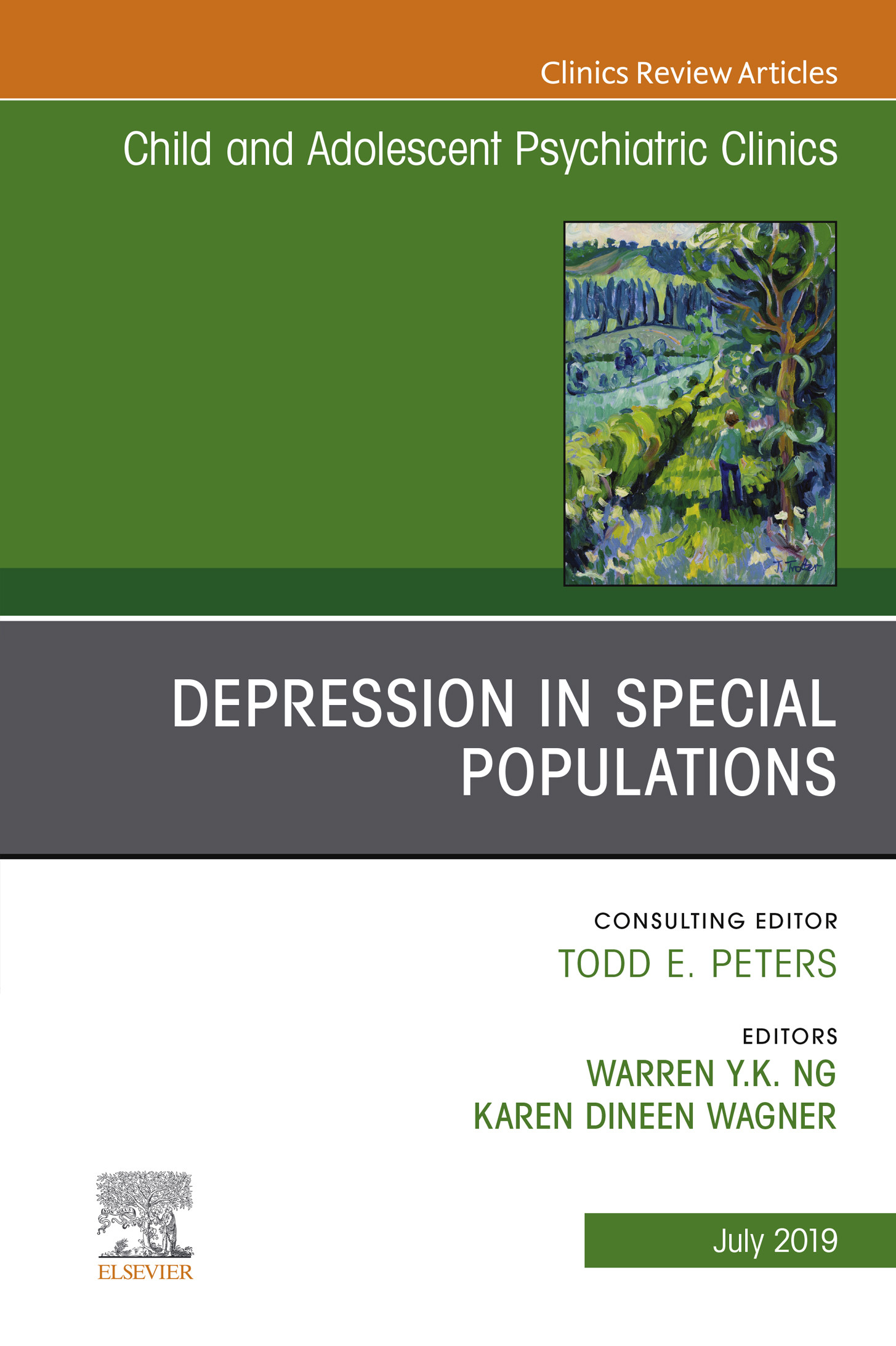 Cover Depression in Special Populations, An Issue of Child and Adolescent Psychiatric Clinics of North America E-Book