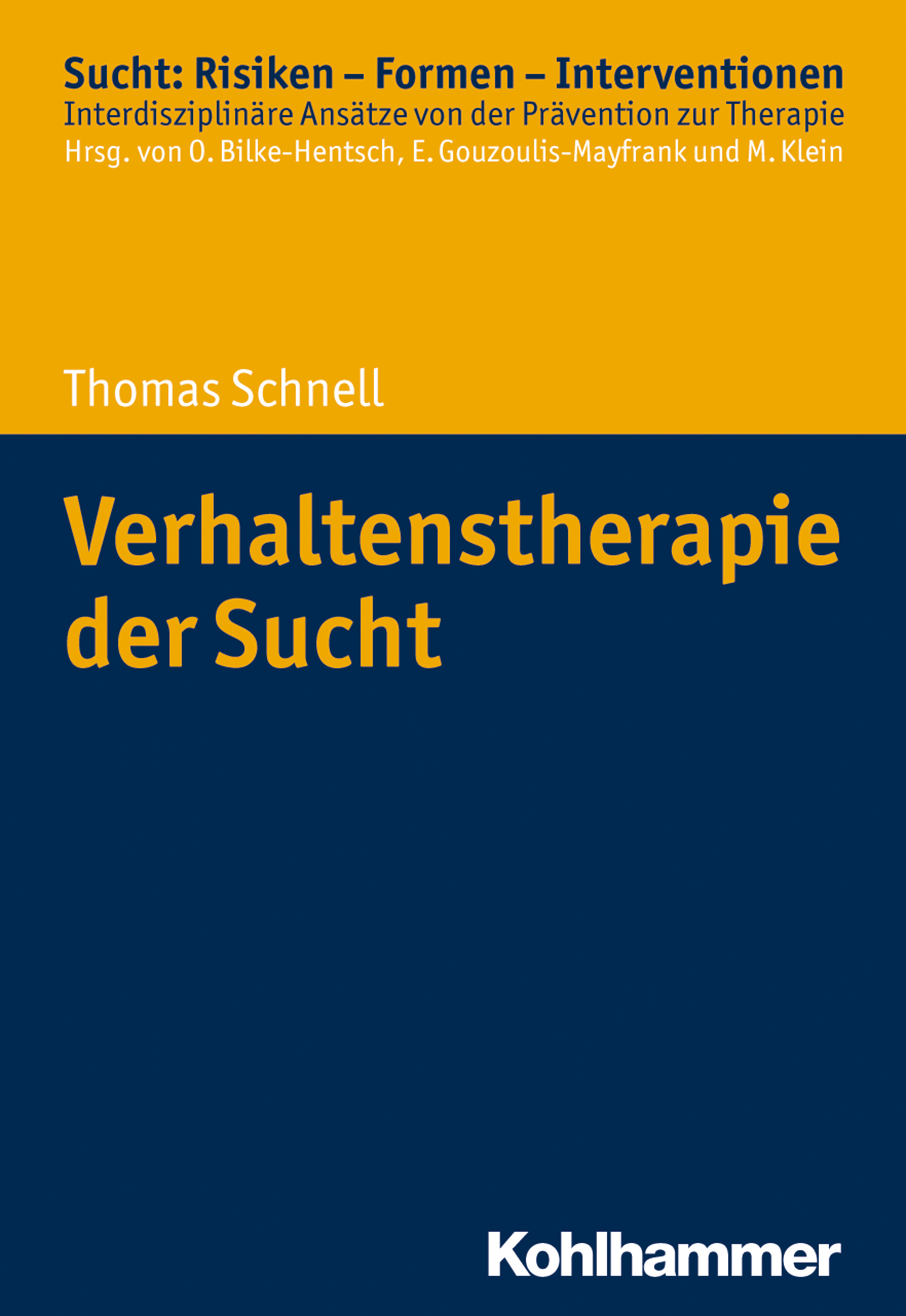 Verhaltenstherapie der Sucht