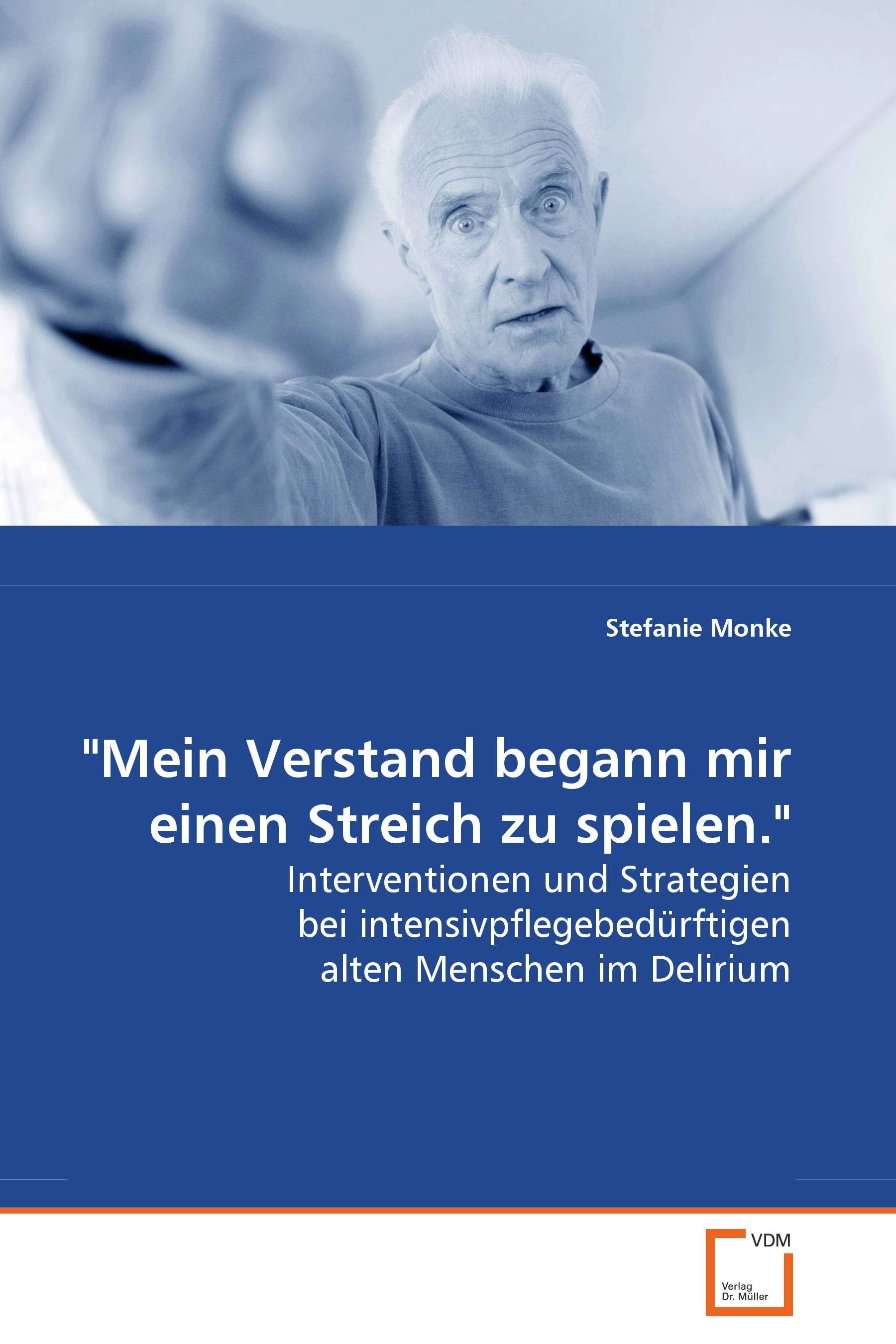 Cover 'Mein Verstand begann mir einen Streich zu spielen.'