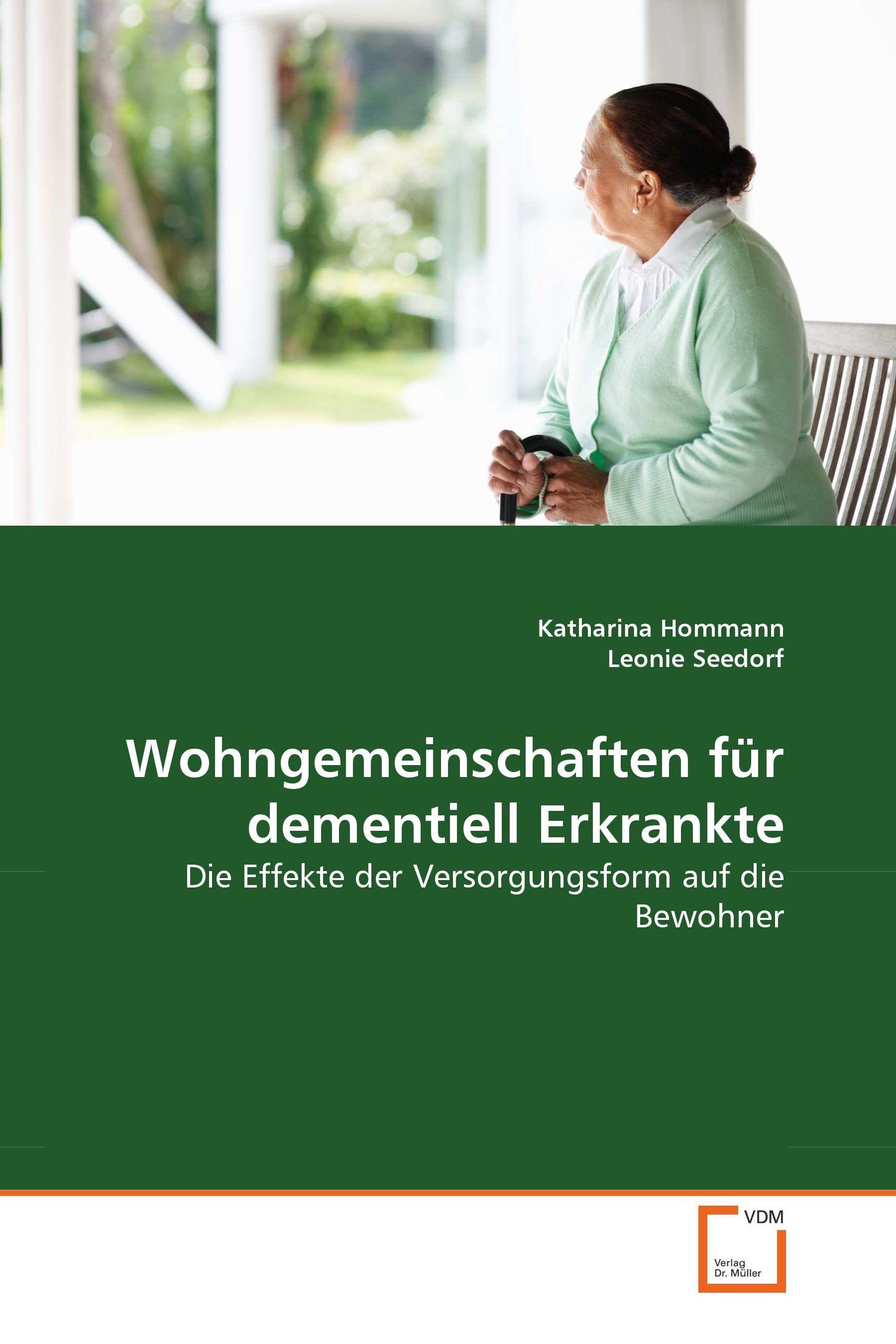 Cover Wohngemeinschaften für dementiell Erkrankte