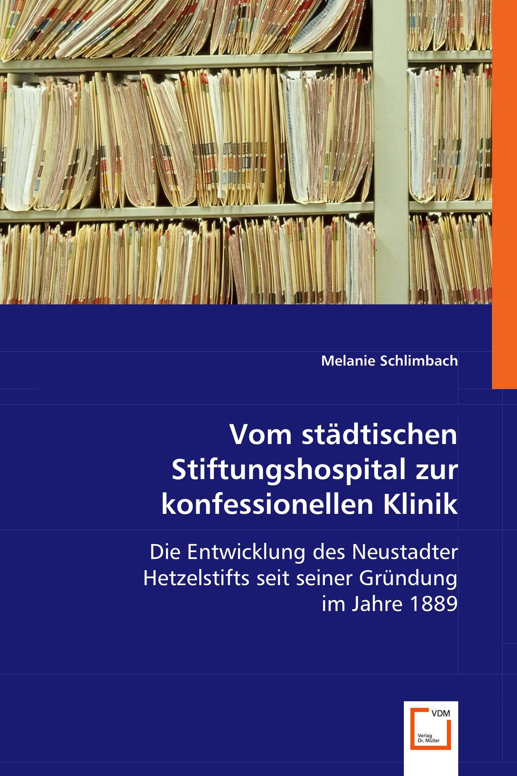 Cover Vom städtischen Stiftungshospital zur konfessionellen Klinik