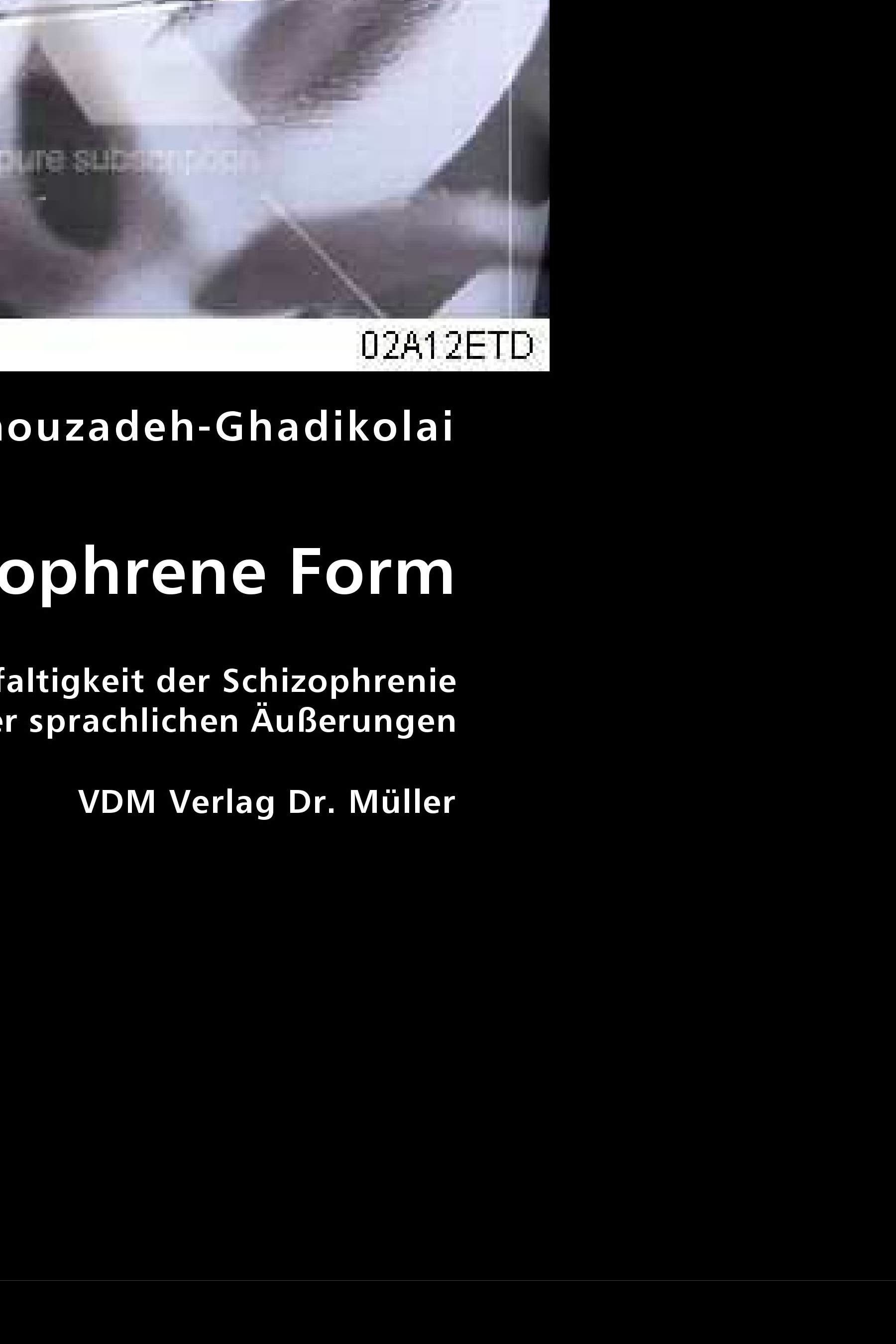 Cover Die Schizophrene Form