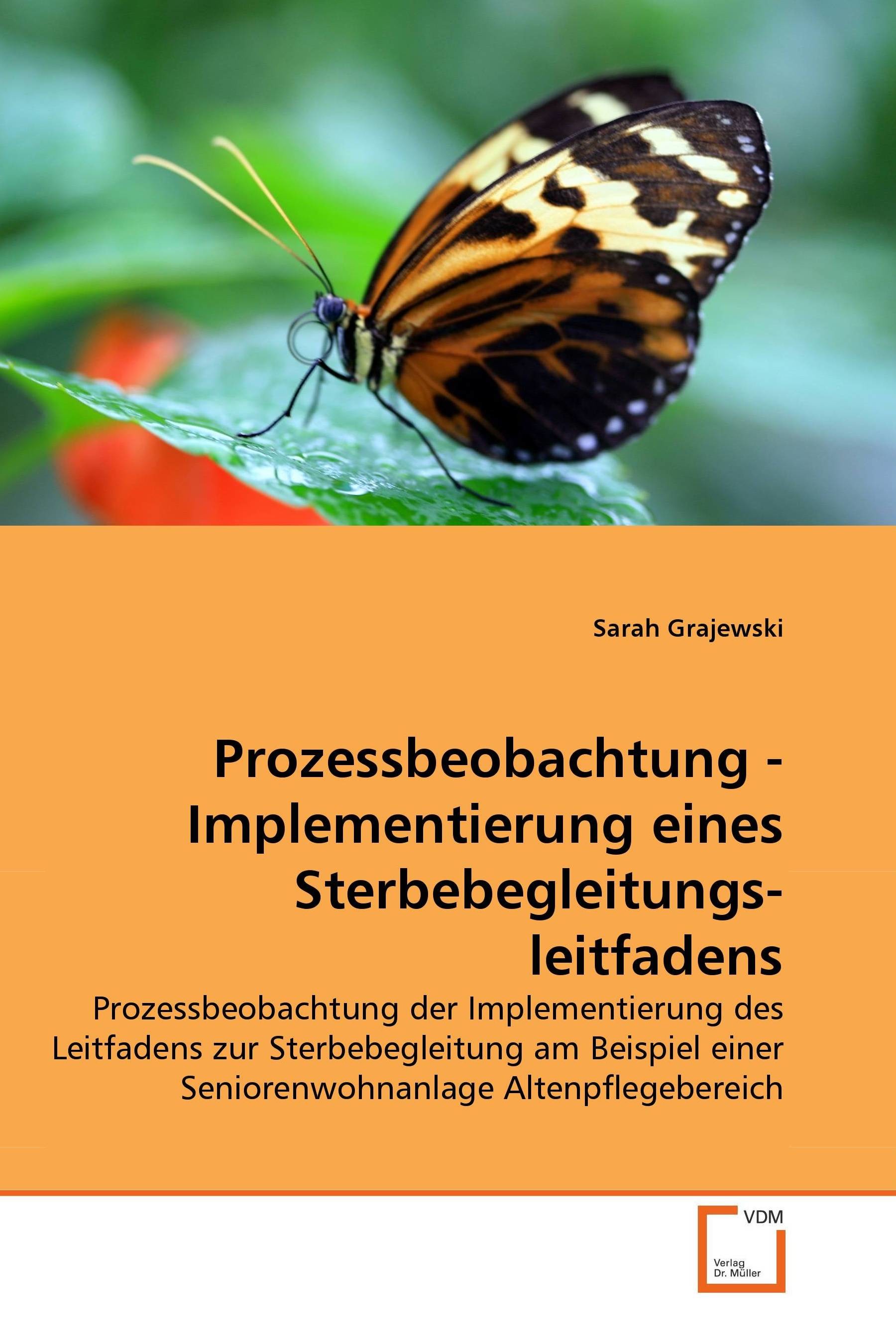 Cover Prozessbeobachtung - Implementierung eines Sterbebegleitungs-leitfadens