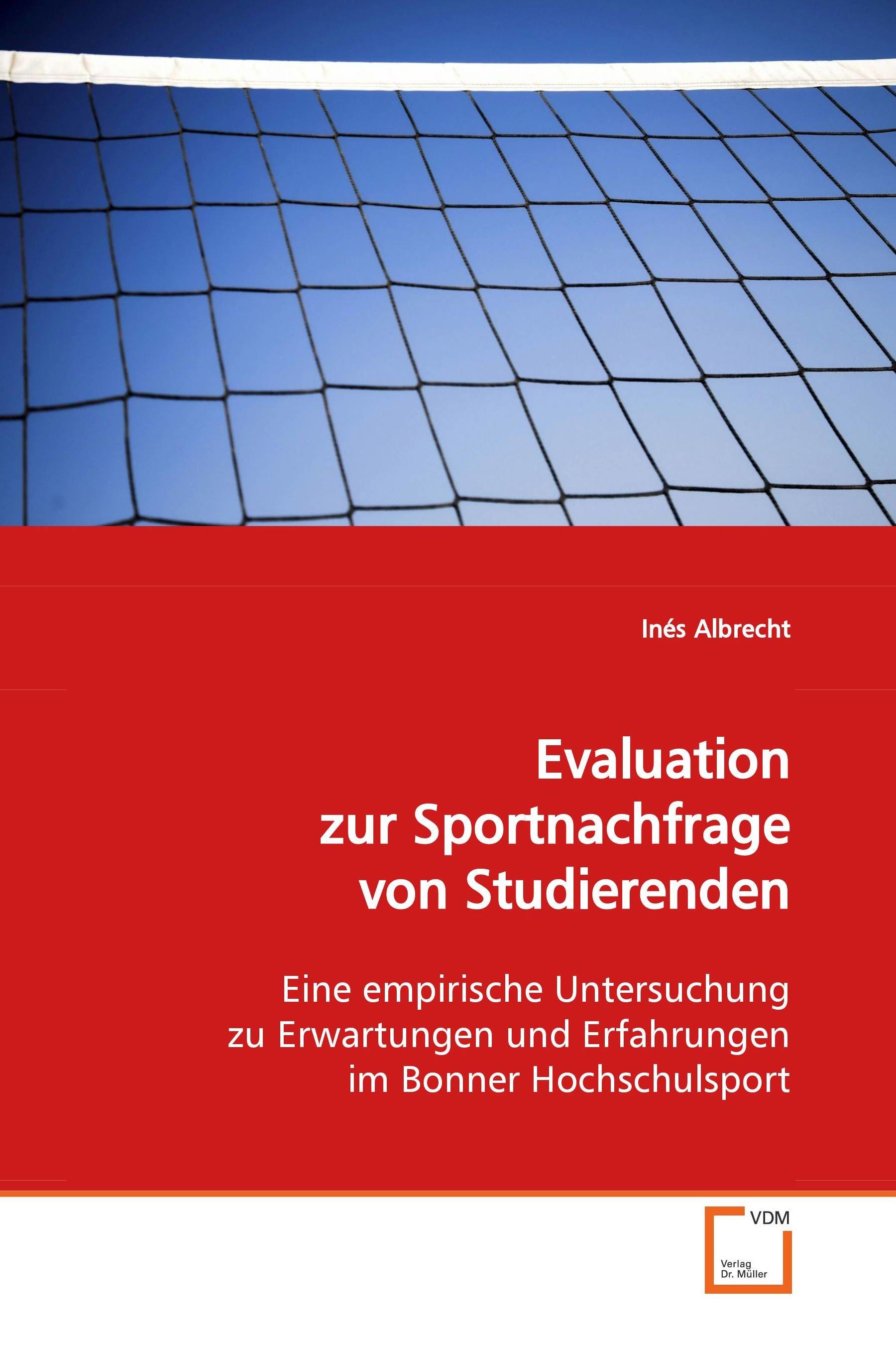 Cover Evaluation zur Sportnachfrage von Studierenden