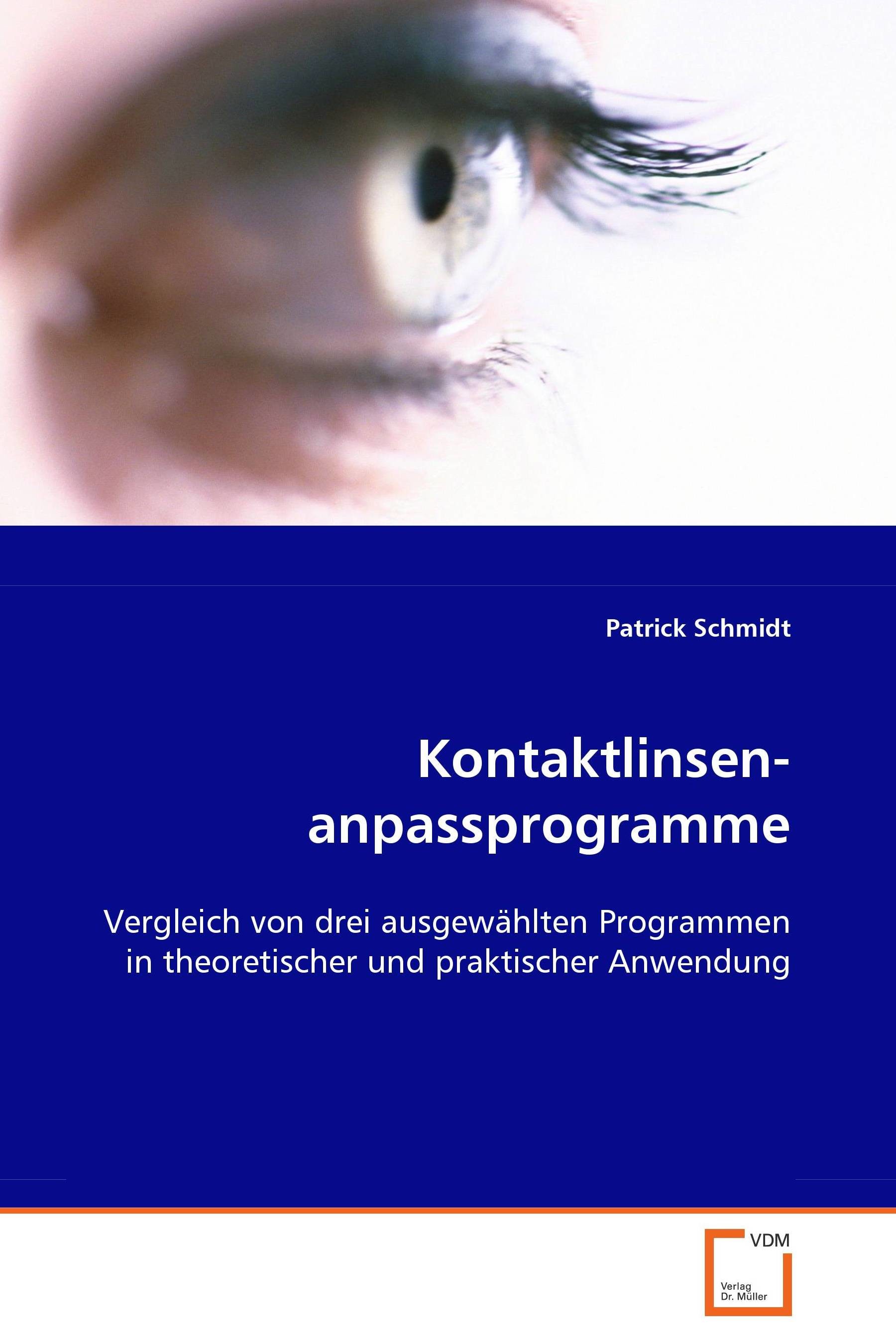 Cover Kontaktlinsenanpassprogramme