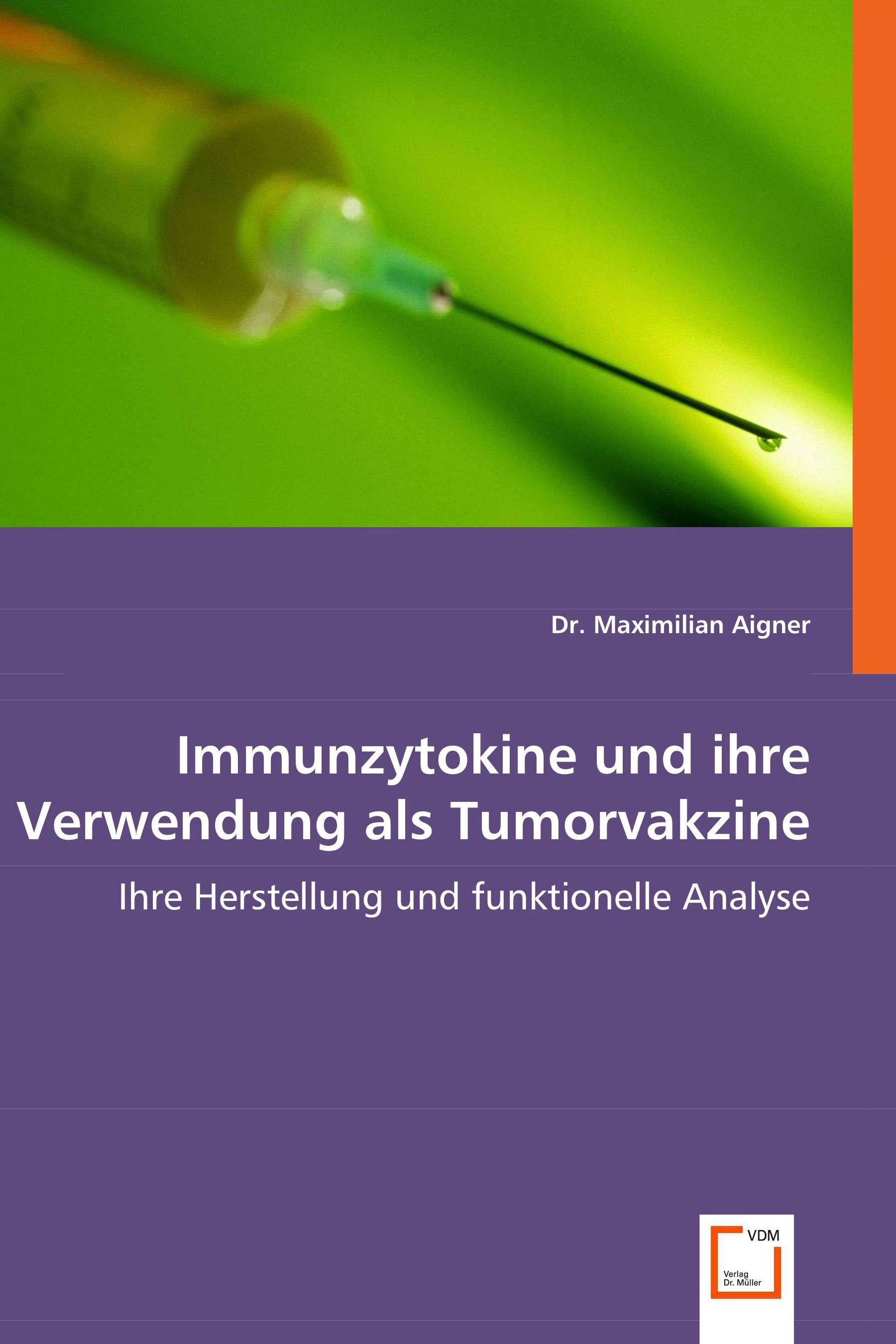 Cover Immunzytokine und ihre Verwendung als Tumorvakzine