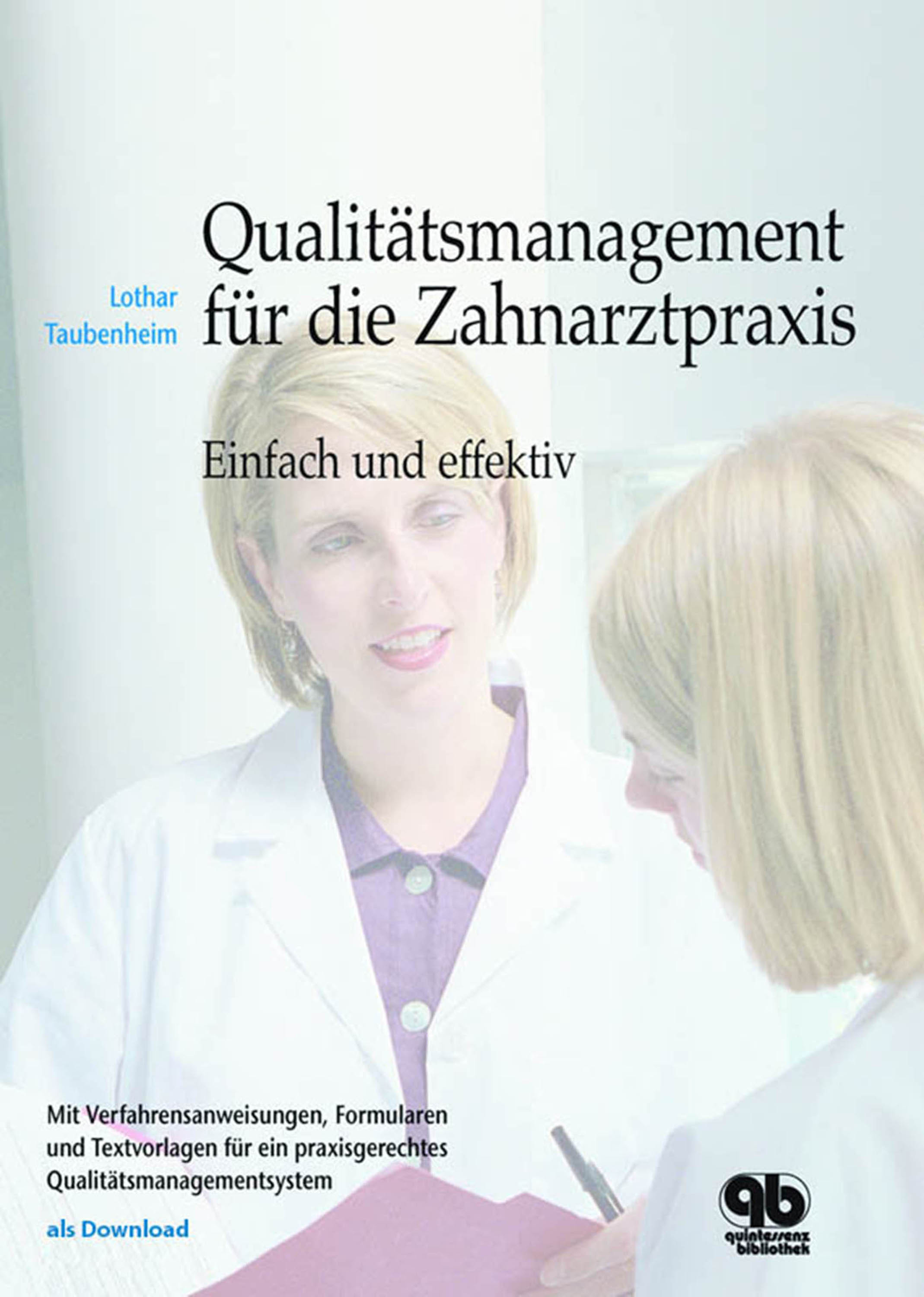 Cover Qualitätsmanagement für die Zahnarztpraxis