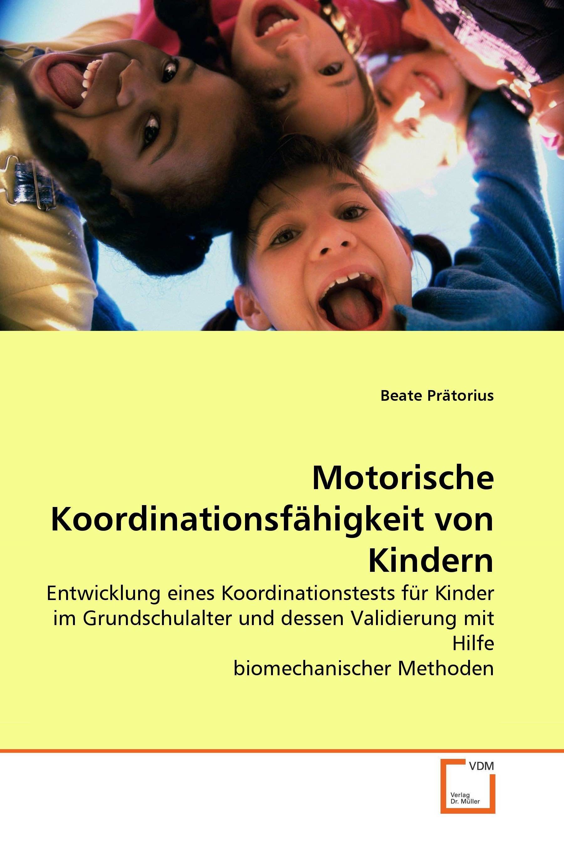 Cover Motorische Koordinationsfähigkeit von Kindern