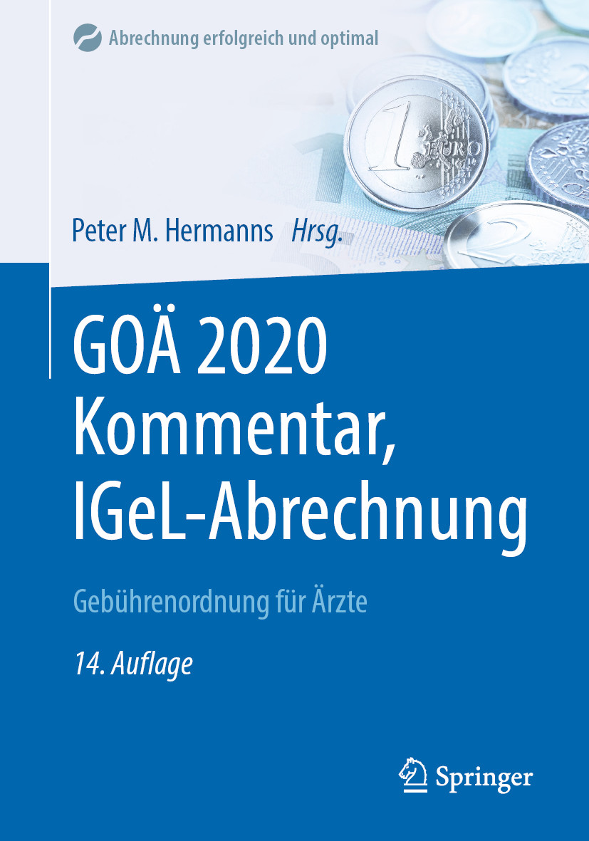 Cover GOÄ 2020 Kommentar, IGeL-Abrechnung