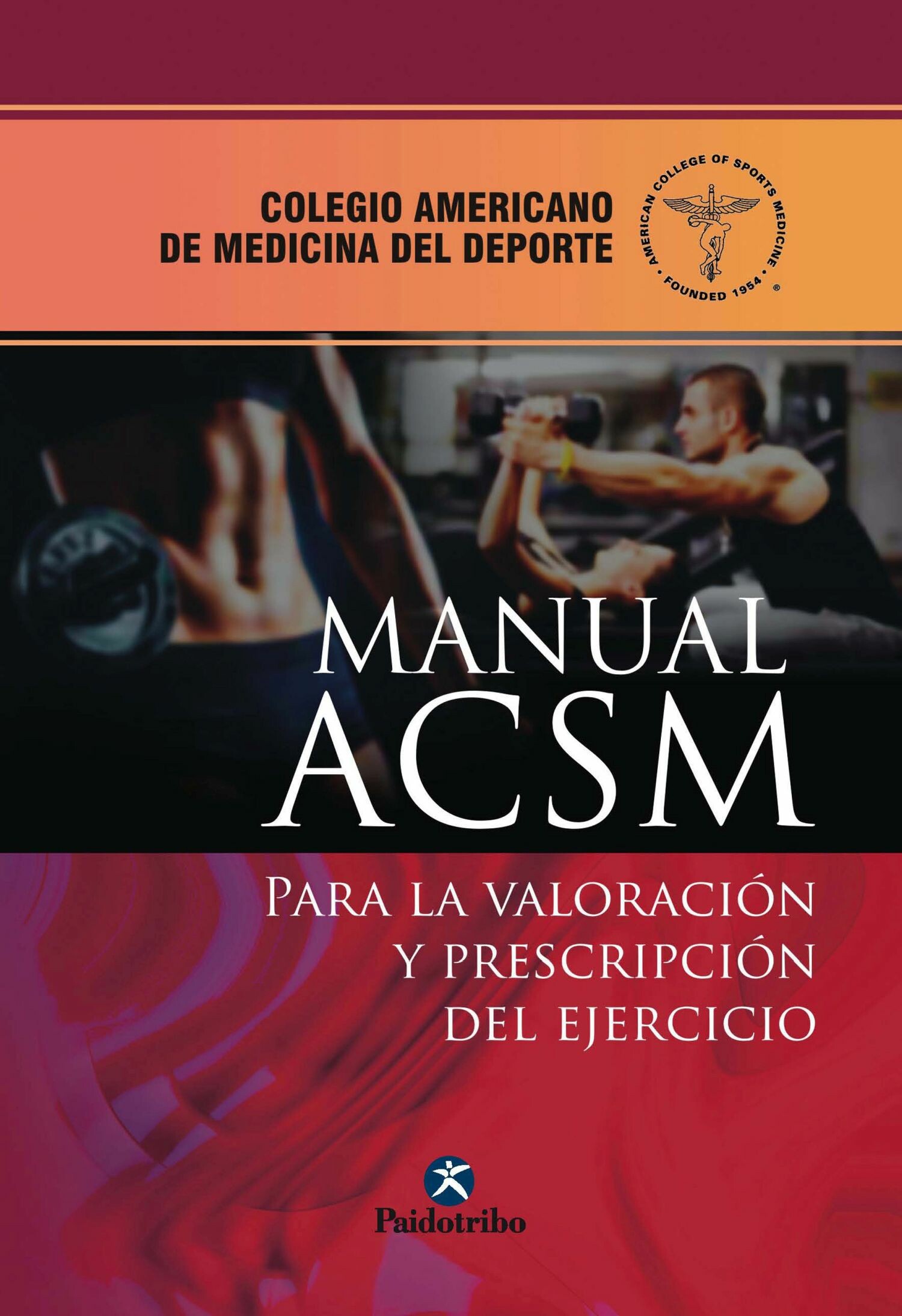 Cover Manual ACSM para la valoración y prescripción del ejercicio