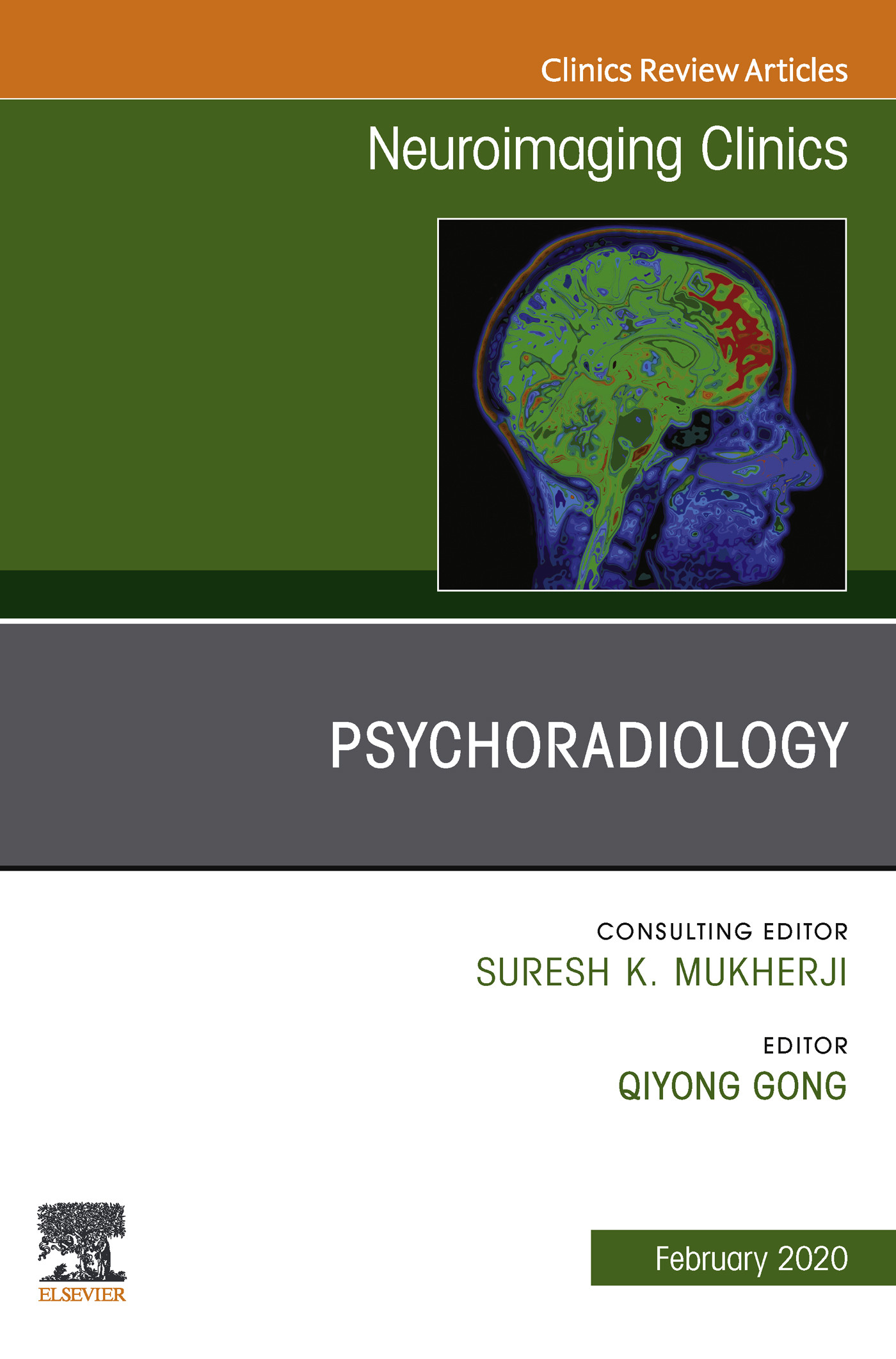 Cover Psychoradiology, An Issue of Neuroimaging Clinics of North America, Ebook