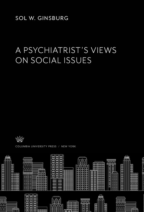 Cover A Psychiatrist'S Views on Social Issues