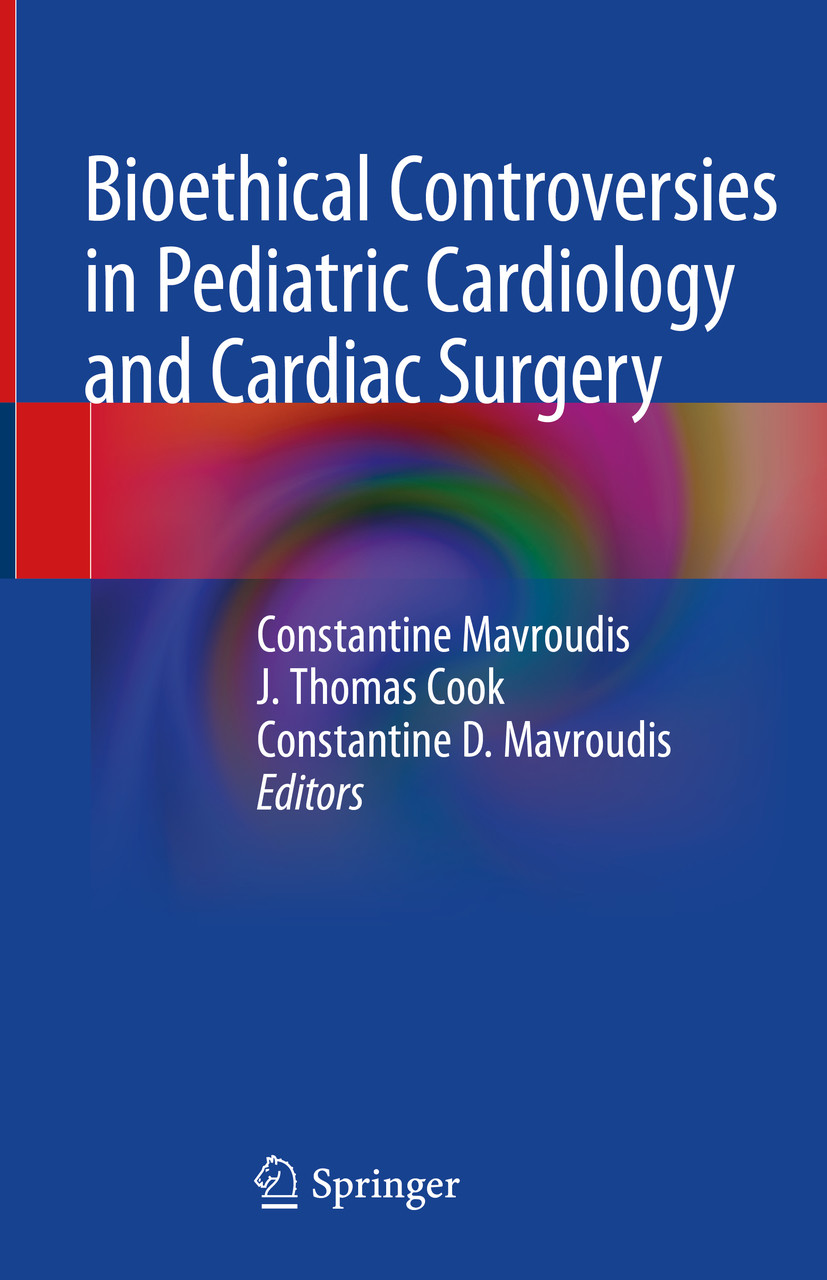 Cover Bioethical Controversies in Pediatric Cardiology and Cardiac Surgery